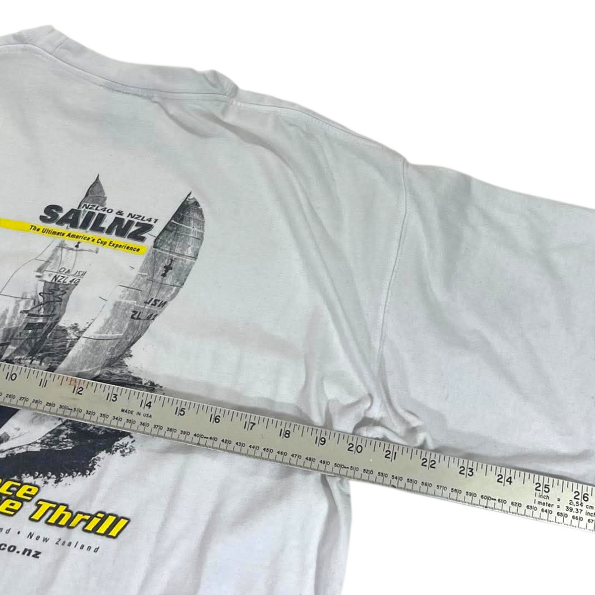 VINTAGE BIZ COLLECTION SAIL NZ SHIRT (BEST FIT M)