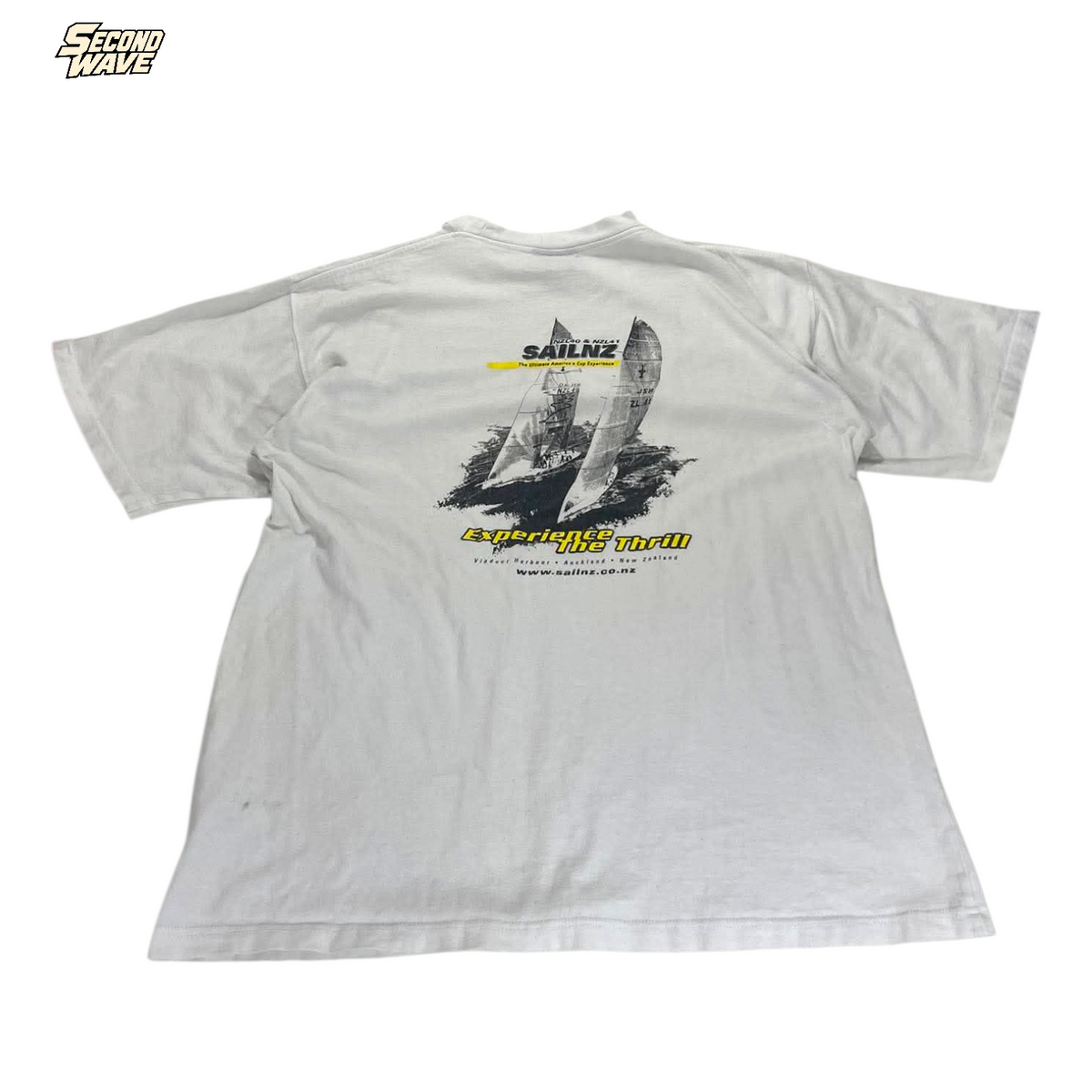 VINTAGE BIZ COLLECTION SAIL NZ SHIRT (BEST FIT M)