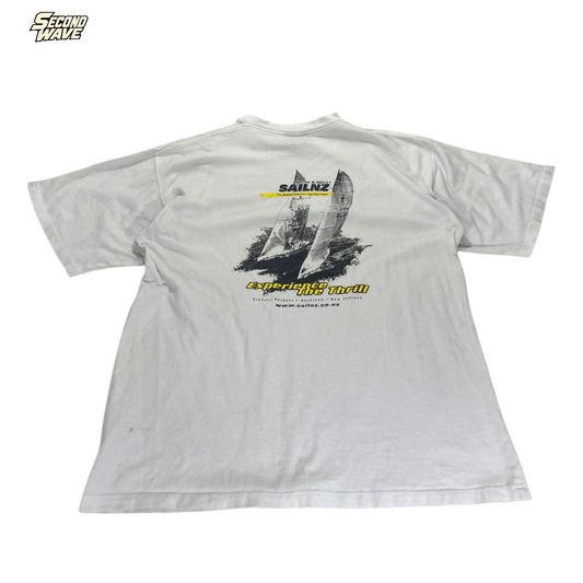 VINTAGE BIZ COLLECTION SAIL NZ SHIRT (BEST FIT M)