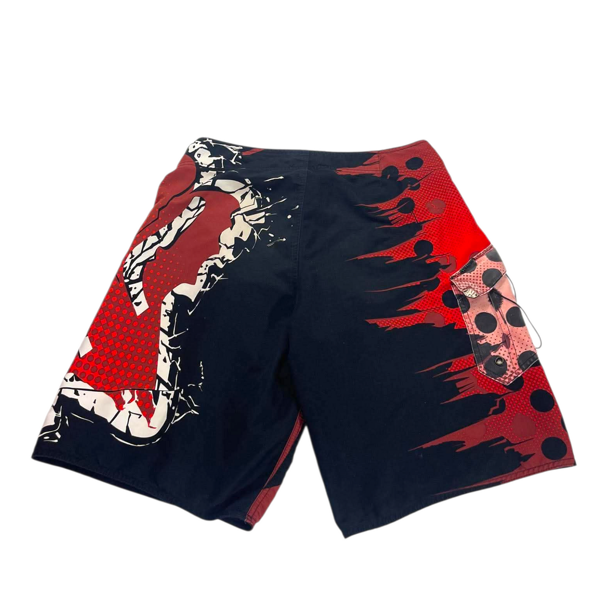 Y2K FOX RACING BOARD SHORTS (BEST FIT 34)