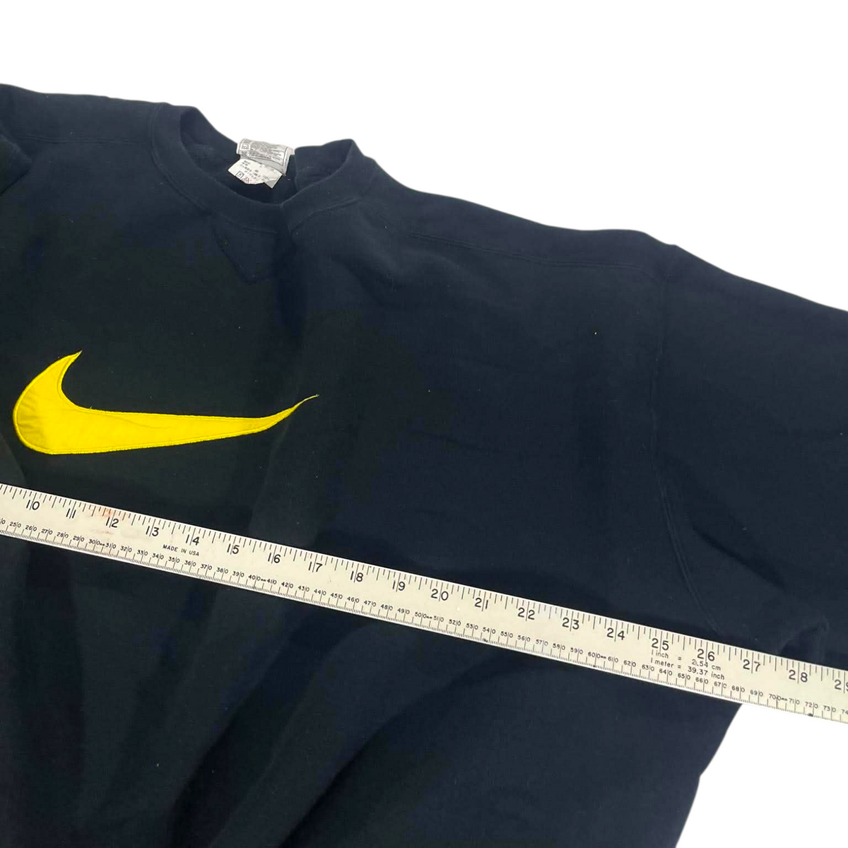 VINTAGE NIKE BLACK CREWNECK (BEST FIT M - L)