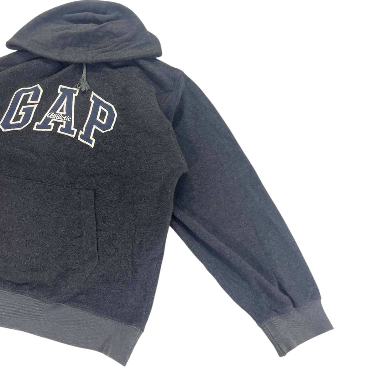 Y2K GAP FLEECE ATHLETIC HOODIE (L)