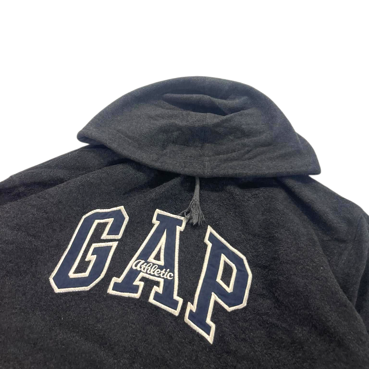 Y2K GAP FLEECE ATHLETIC HOODIE (L)