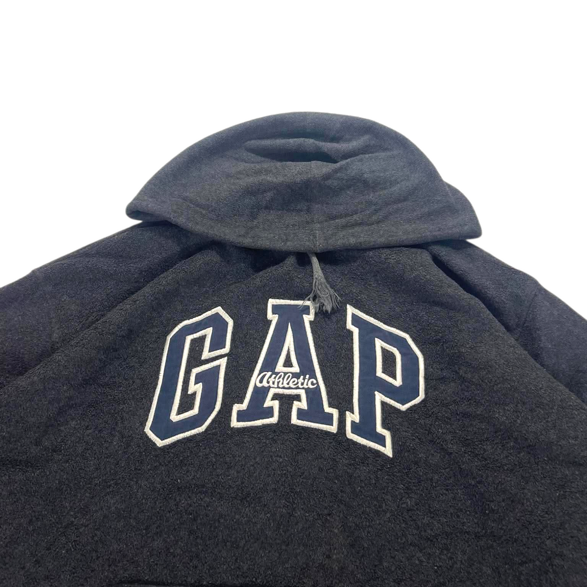 Y2K GAP FLEECE ATHLETIC HOODIE (L)