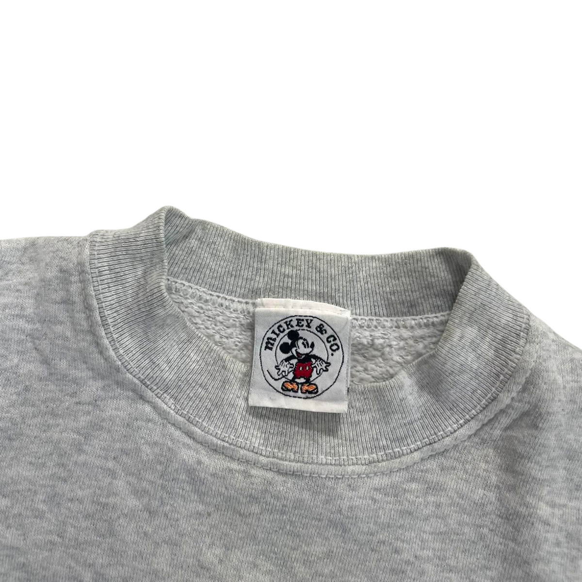 DISNEY MICKEY MOUSE GRAY CREWNECK (M - L)