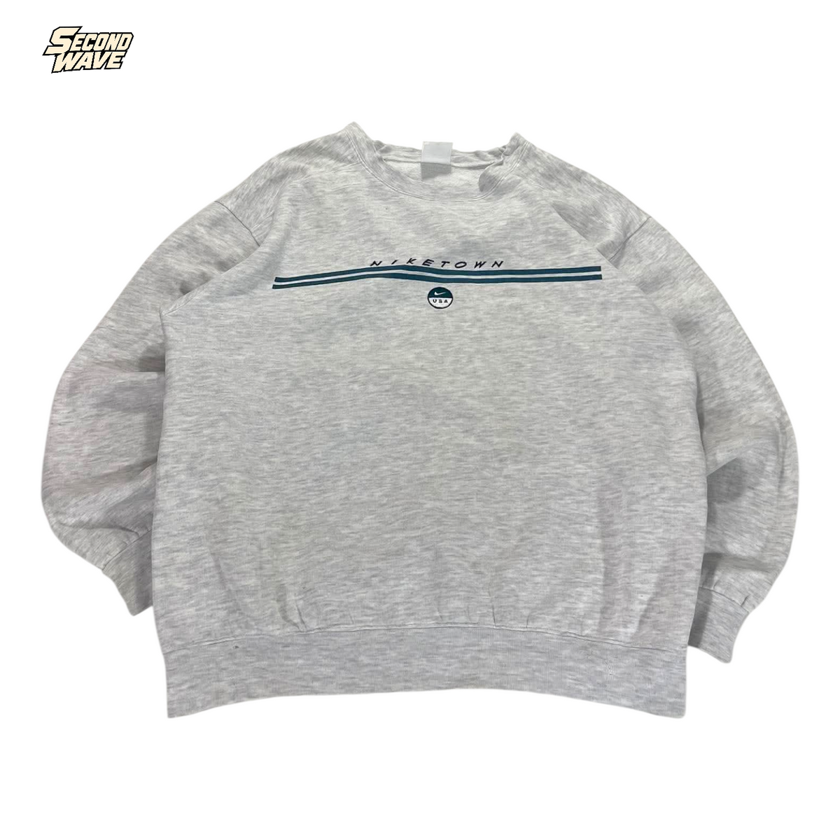 VINTAGE NIKE GRAY CREWNECK (LARGE)