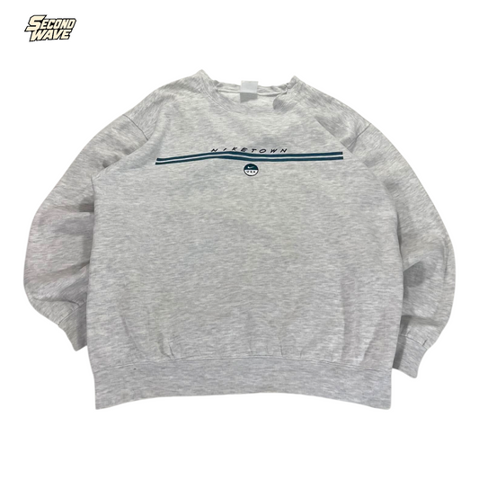 VINTAGE NIKE GRAY CREWNECK (LARGE)