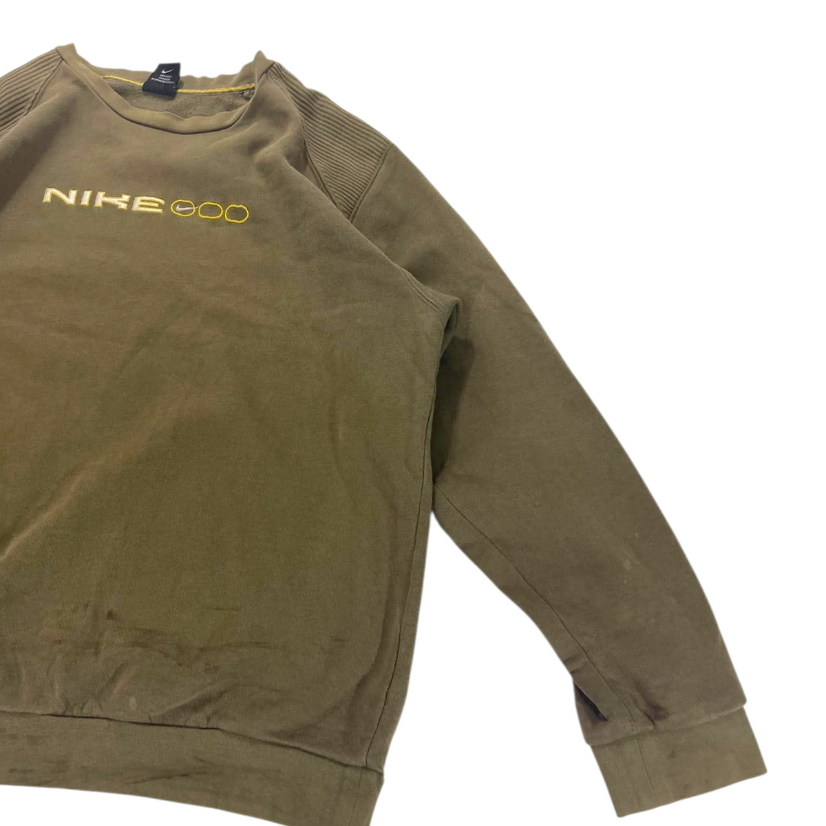 NIKE 90S OLIVE GREEN CREWNECK (M)