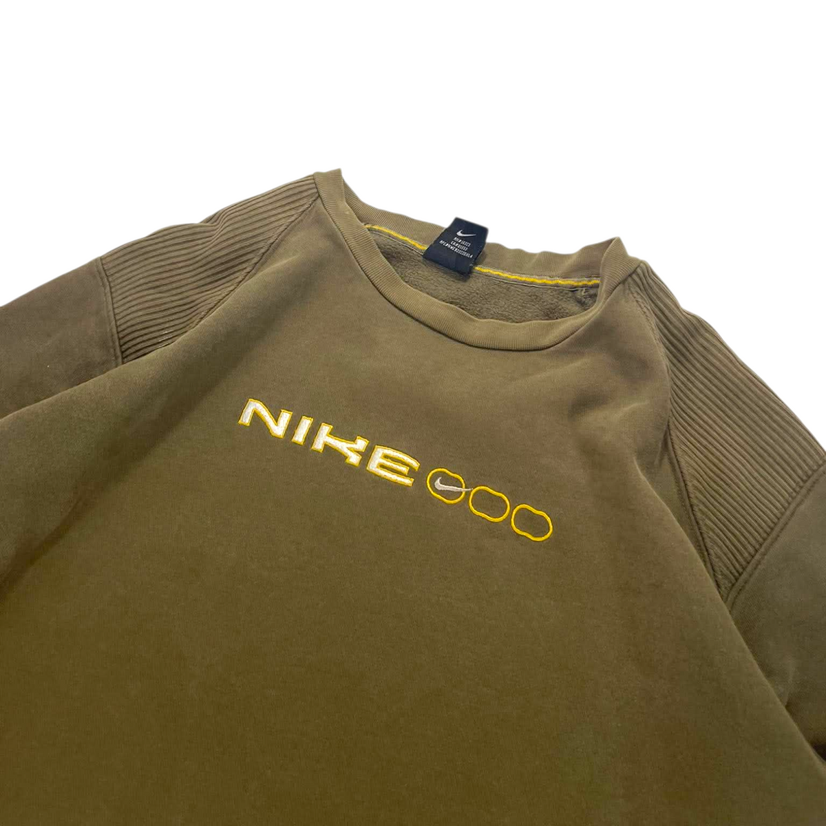 NIKE 90S OLIVE GREEN CREWNECK (M)