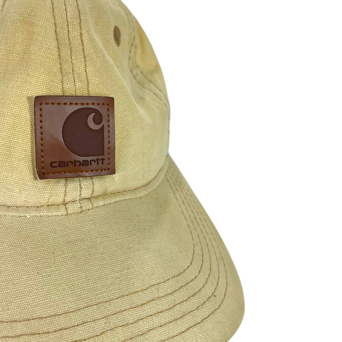 VINTAGE CARHARTT TAN CANVAS CAP (OSFA)