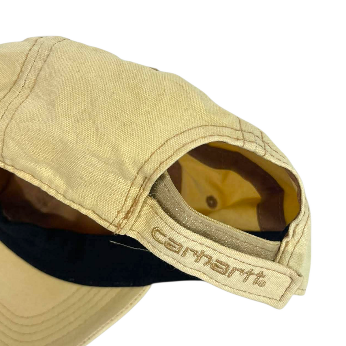 VINTAGE CARHARTT TAN CANVAS CAP (OSFA)