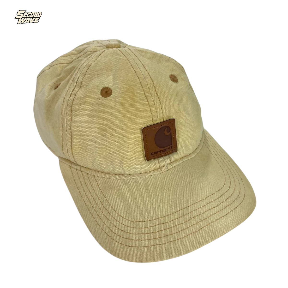 VINTAGE CARHARTT TAN CANVAS CAP (OSFA)