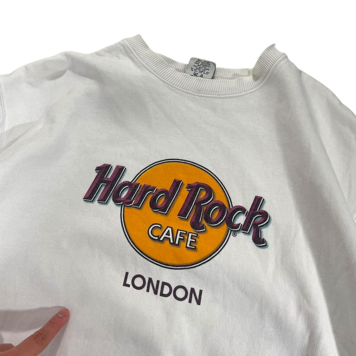 VINTAGE HARD ROCK CAFE LONDON CREWNECK (L)