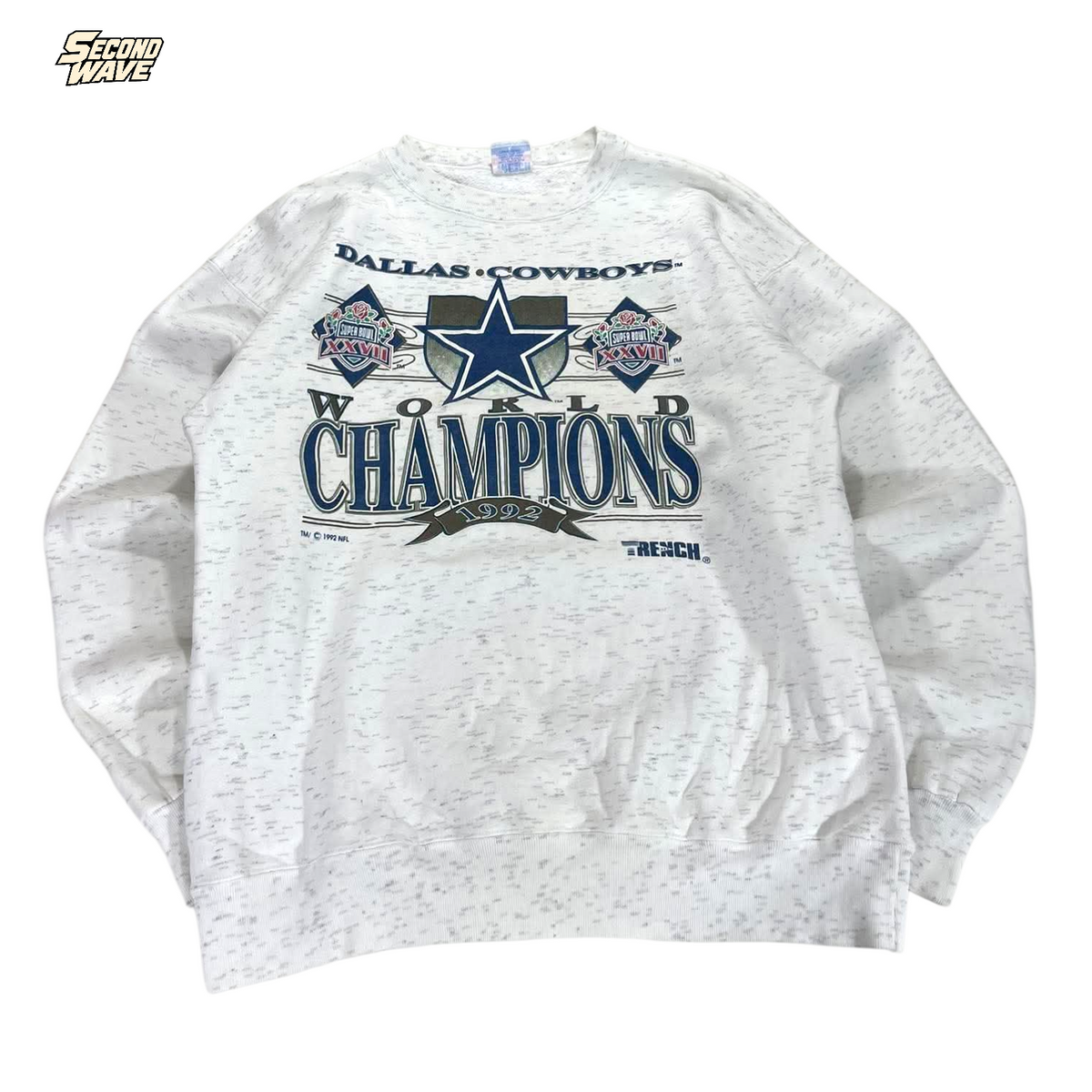 VINTAGE DALLAS COWBOYS SUPER BOWL CHAMPION CREWNECK (L)