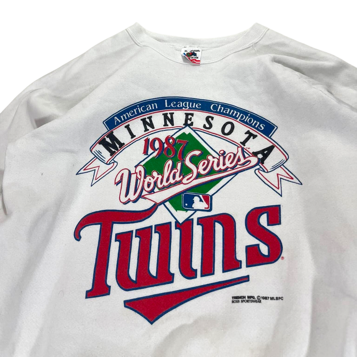 VINTAGE MINNESOTA WORLD SERIES CREWNECK (BEST FIT M)