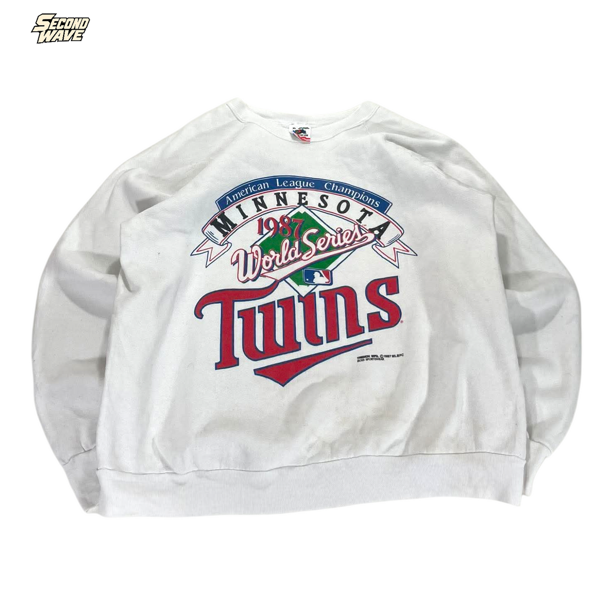 VINTAGE MINNESOTA WORLD SERIES CREWNECK (BEST FIT M)
