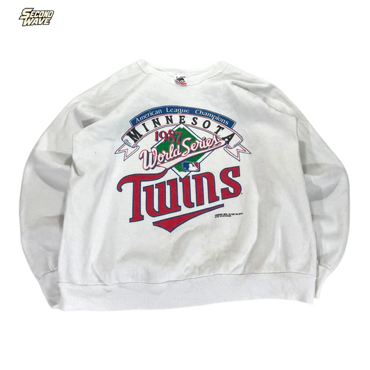 VINTAGE MINNESOTA WORLD SERIES CREWNECK (BEST FIT M)