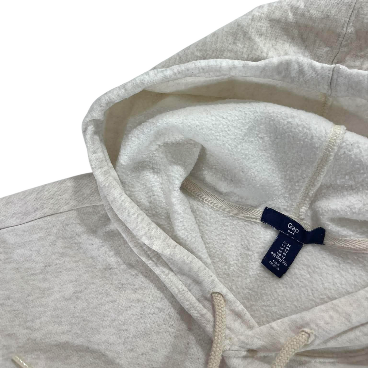 VINTAGE GAP GRAY HOODIE (BEST FIT L)