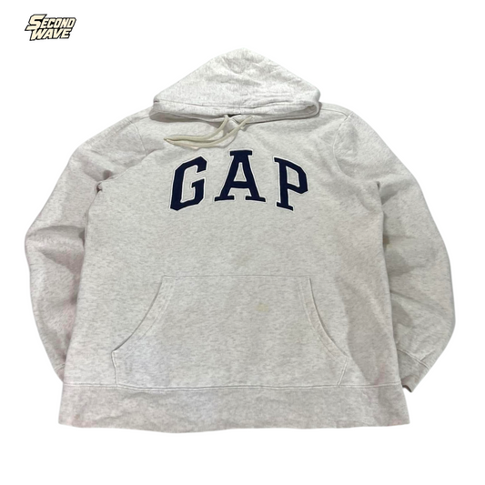 VINTAGE GAP GRAY HOODIE (BEST FIT L)