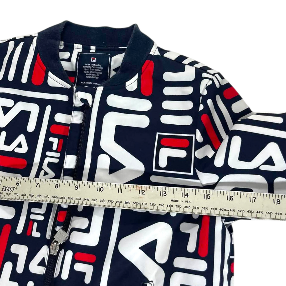 FILA NAVY BLUE ZIP UP JACKET (140 KIDS)