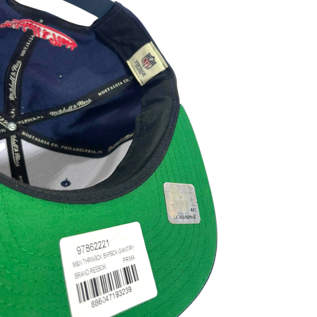 NEW YORK GIANTS MITCHELL & NESS SNAPBACK (OSFA)