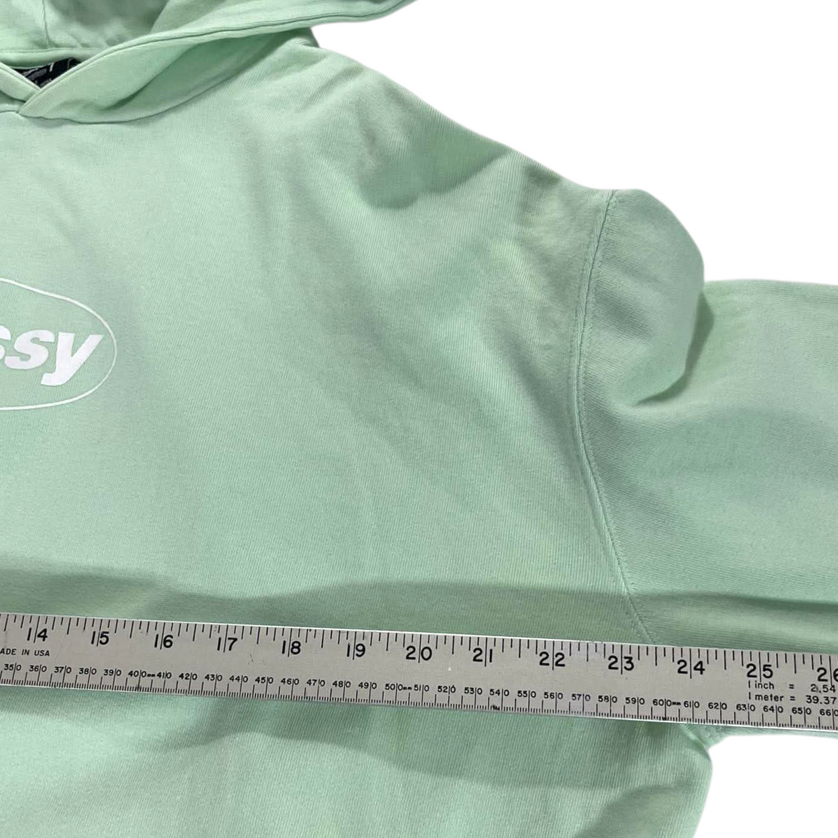 STÜSSY GREEN HOODIE (M)