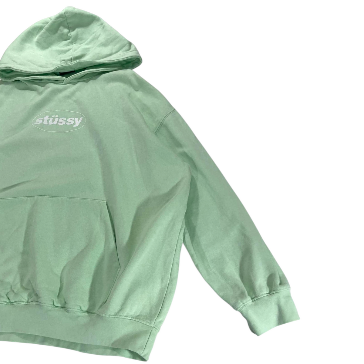 STÜSSY GREEN HOODIE (M)