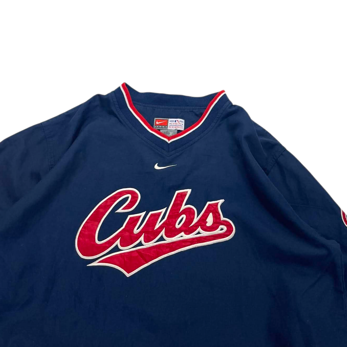VINTAGE NIKE CHICAGO CUBS WINDBREAKER (BEST FIT LARGE)