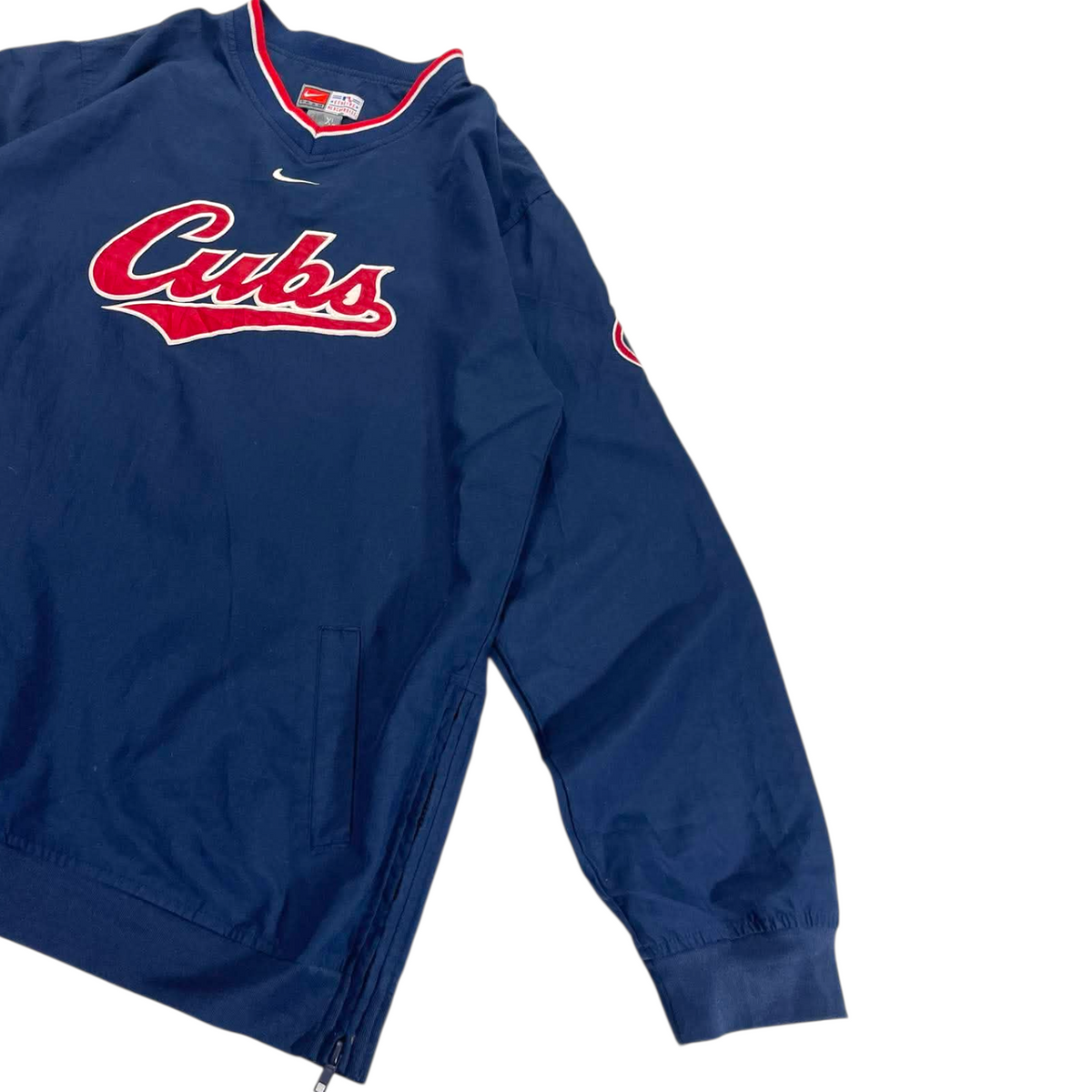 VINTAGE NIKE CHICAGO CUBS WINDBREAKER (BEST FIT LARGE)