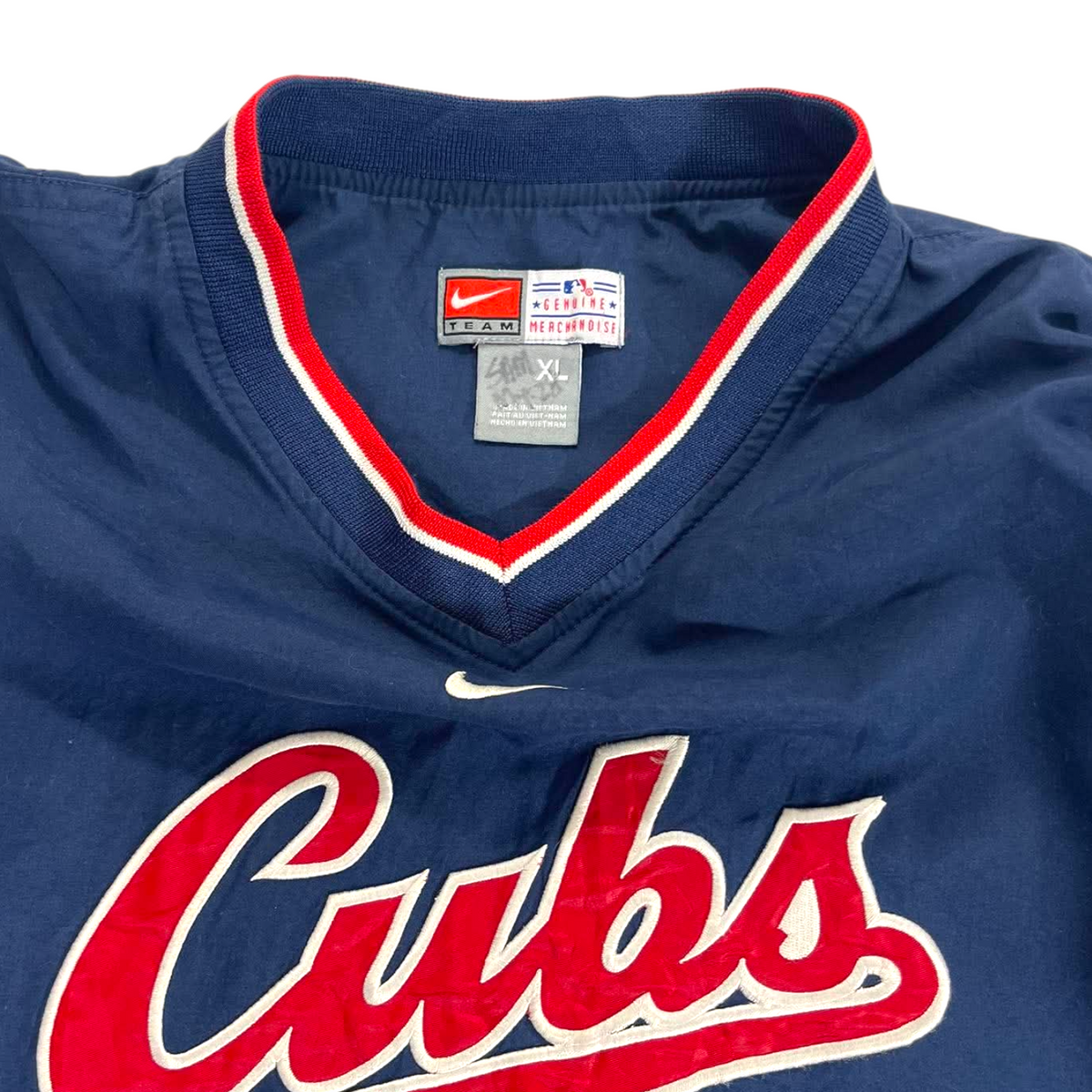 VINTAGE NIKE CHICAGO CUBS WINDBREAKER (BEST FIT LARGE)