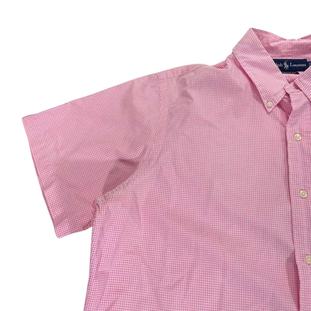 RALPH LAUREN PINK BUTTON UP SHIRT (XL)