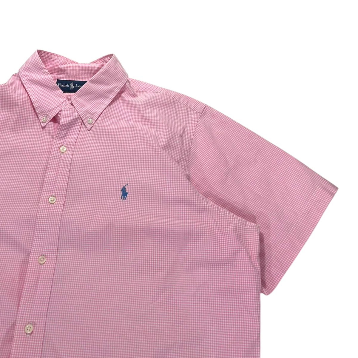 RALPH LAUREN PINK BUTTON UP SHIRT (XL)