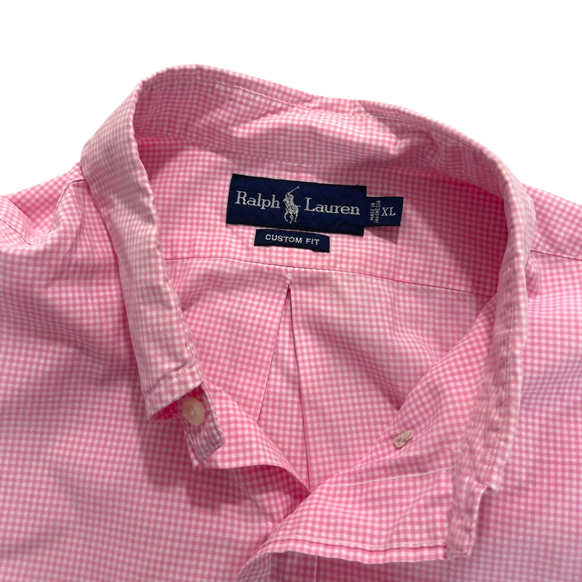 RALPH LAUREN PINK BUTTON UP SHIRT (XL)