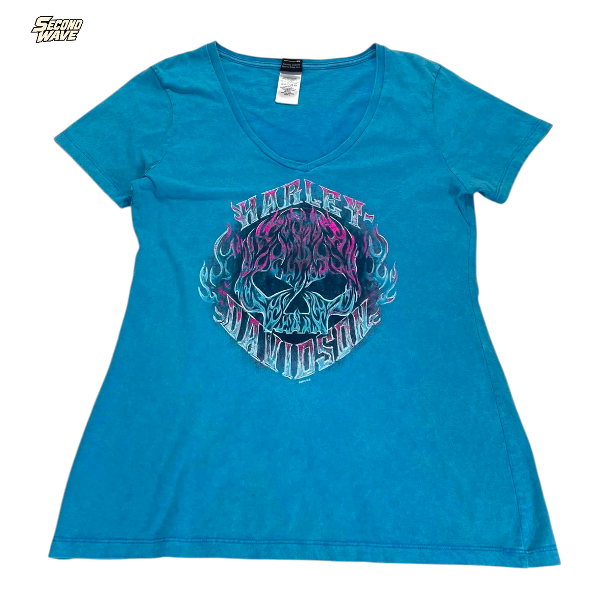 HARLEY DAVIDSON BLUE SHIRT (L)