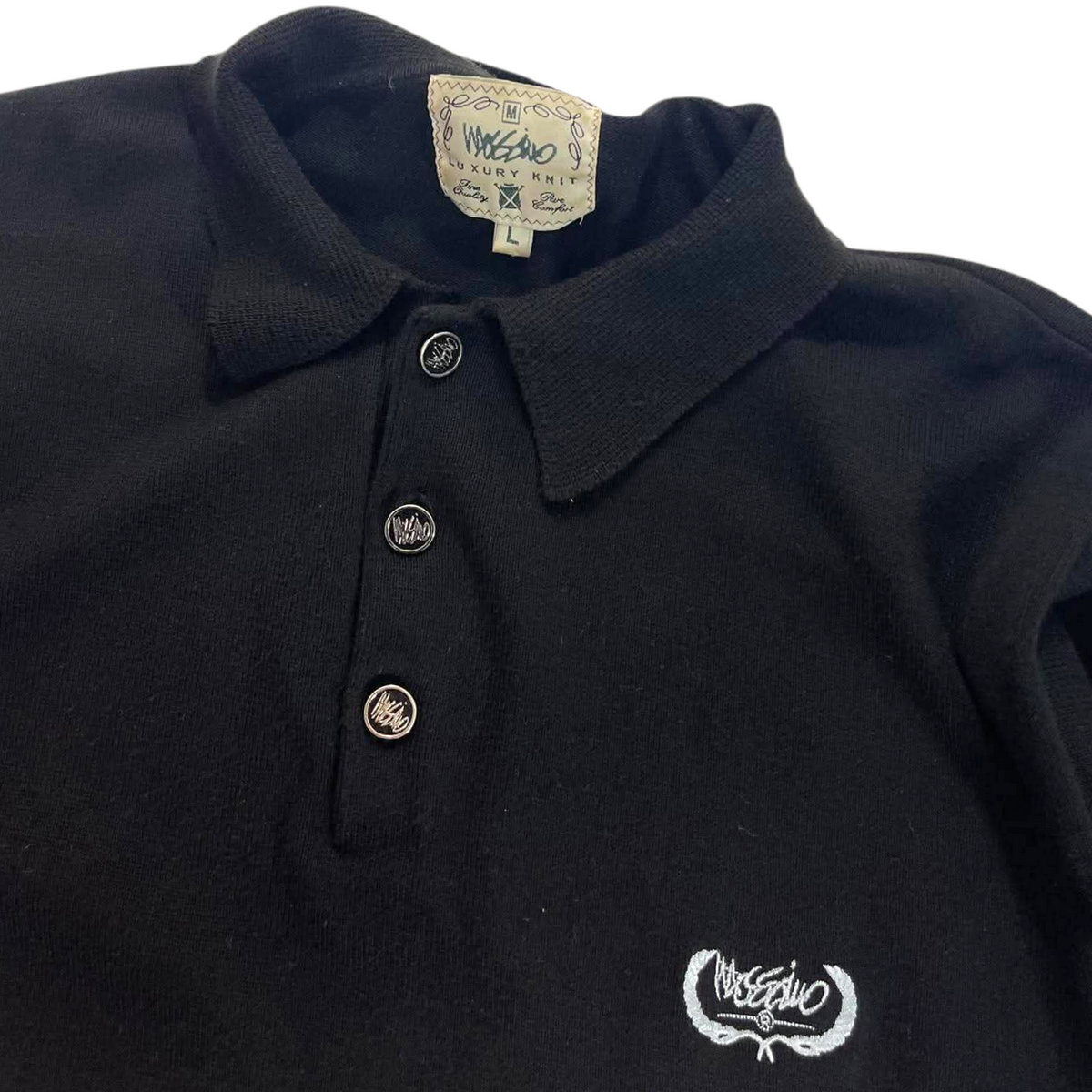 MOSSIMO BLACK QUARTER ZIP (L)