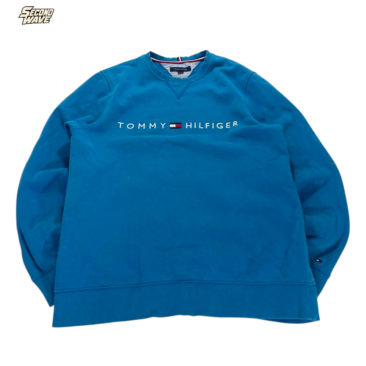 TOMMY HILFIGER BLUE CREWNECK (L)