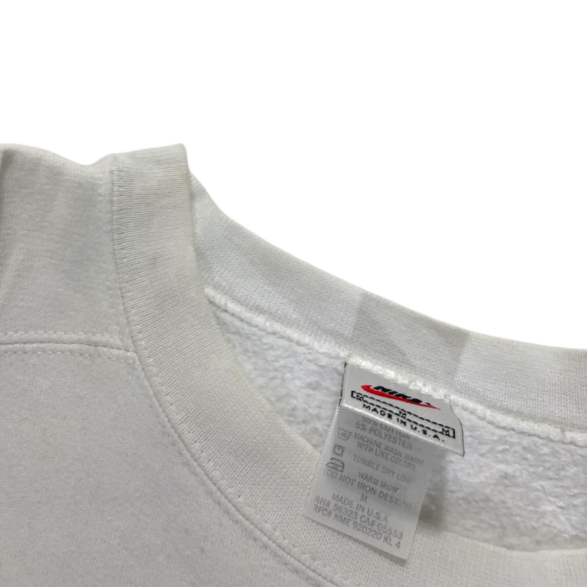90S NIKE SPELLOUT WHITE CREWNECK (BEST FIT L)