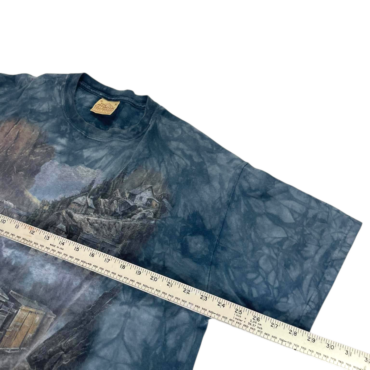 THE MOUNTAIN BLUE TIE DYE SHIRT (XL)