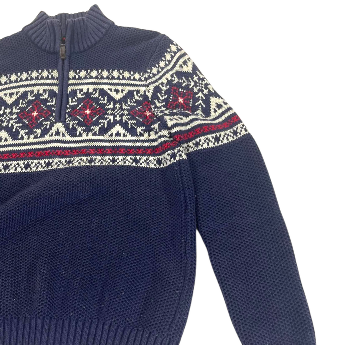 IZOD NAVY BLUE SWEATER (S - M)