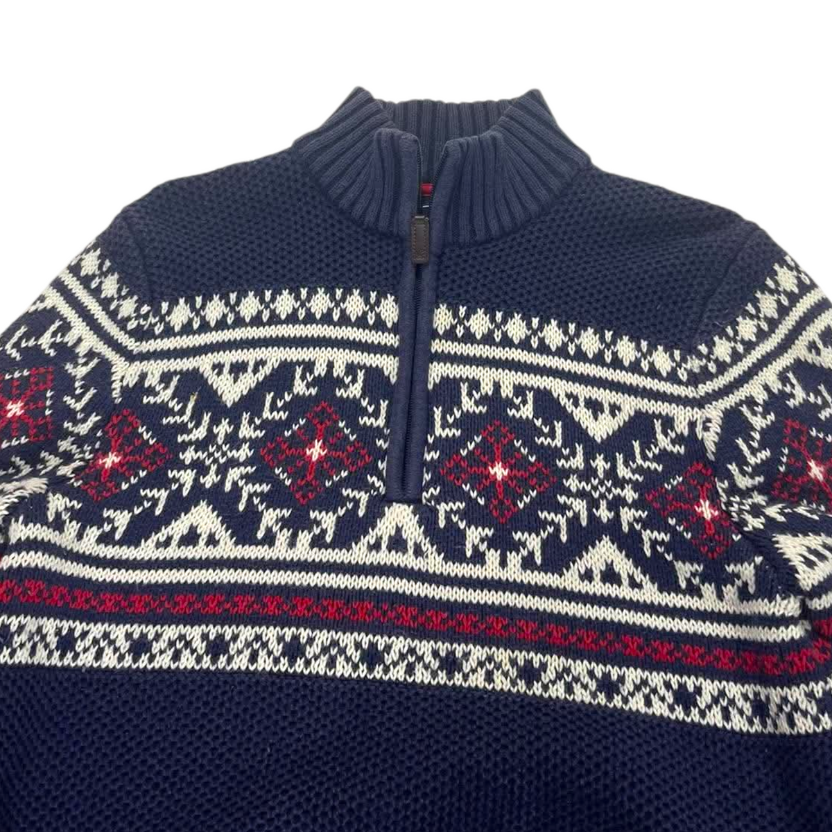 IZOD NAVY BLUE SWEATER (S - M)