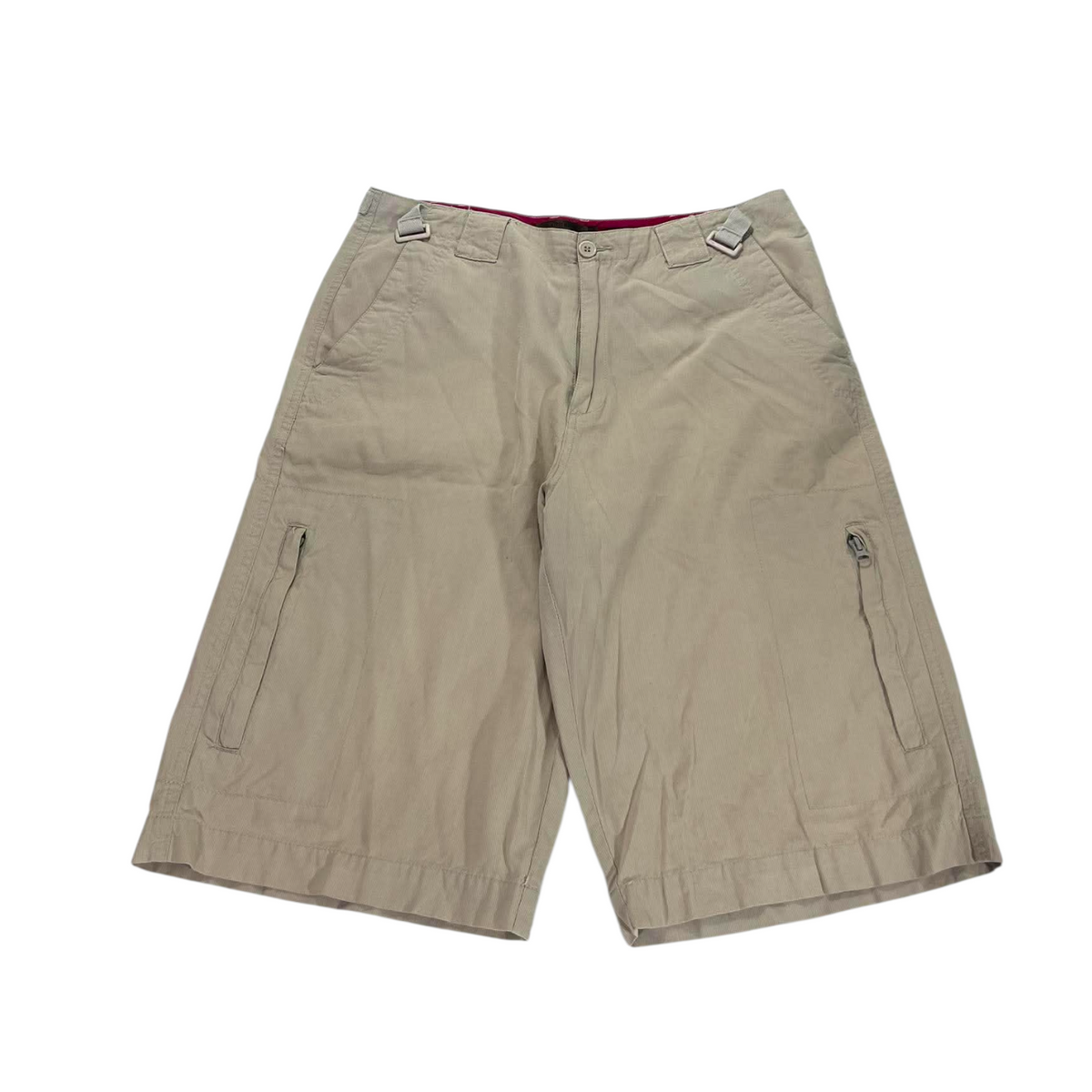 Y2K BARKERS BEIGE SHORTS (34)