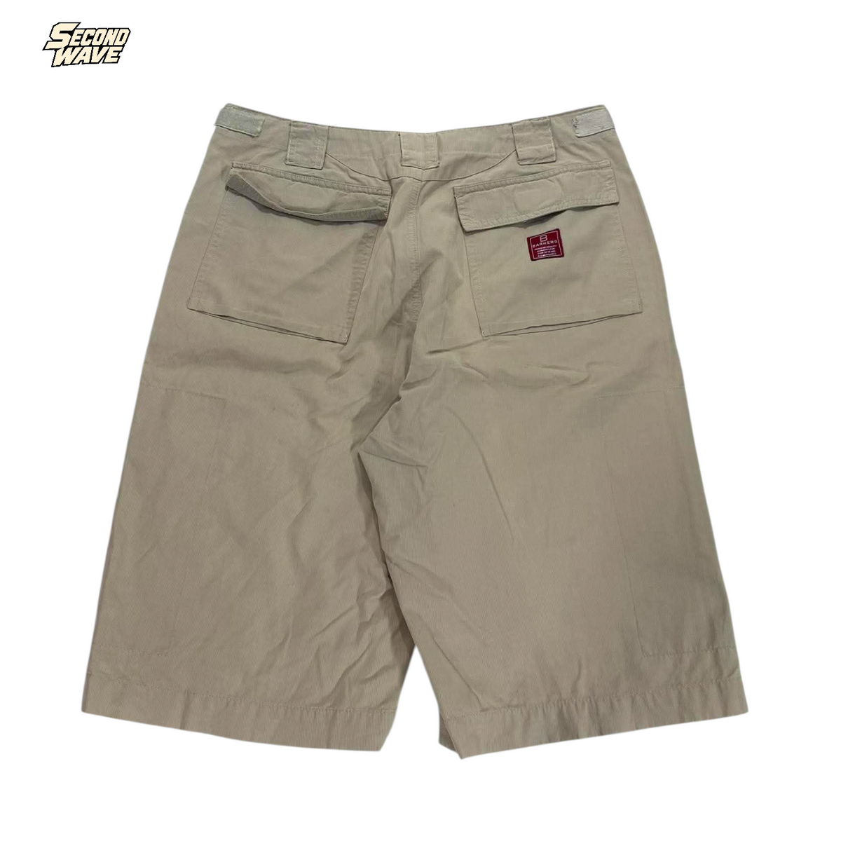 Y2K BARKERS BEIGE SHORTS (34)