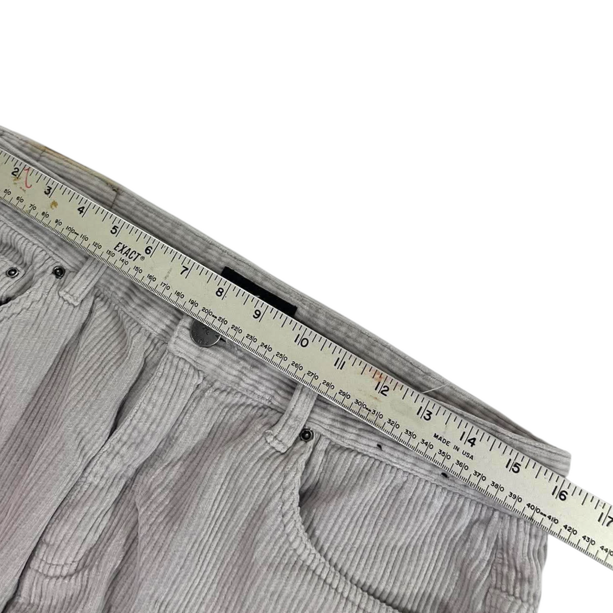 RUSTY GRAY CORDUROY PANTS (32)
