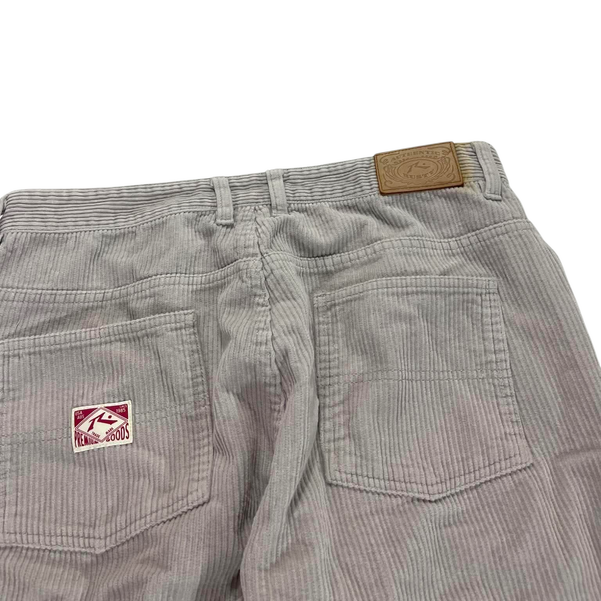 RUSTY GRAY CORDUROY PANTS (32)
