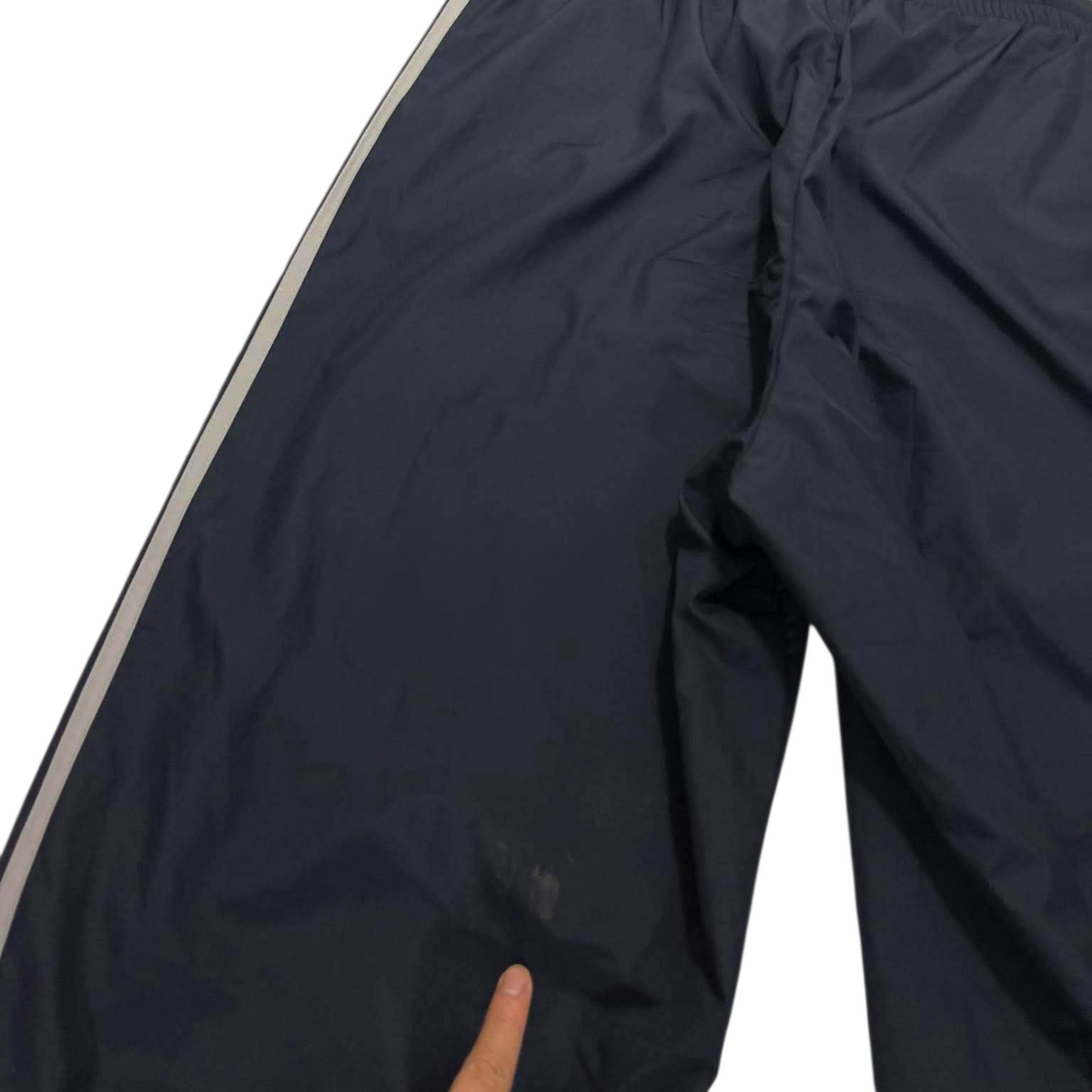 ADIDAS NAVY BLUE TRACK PANTS¹ (L)