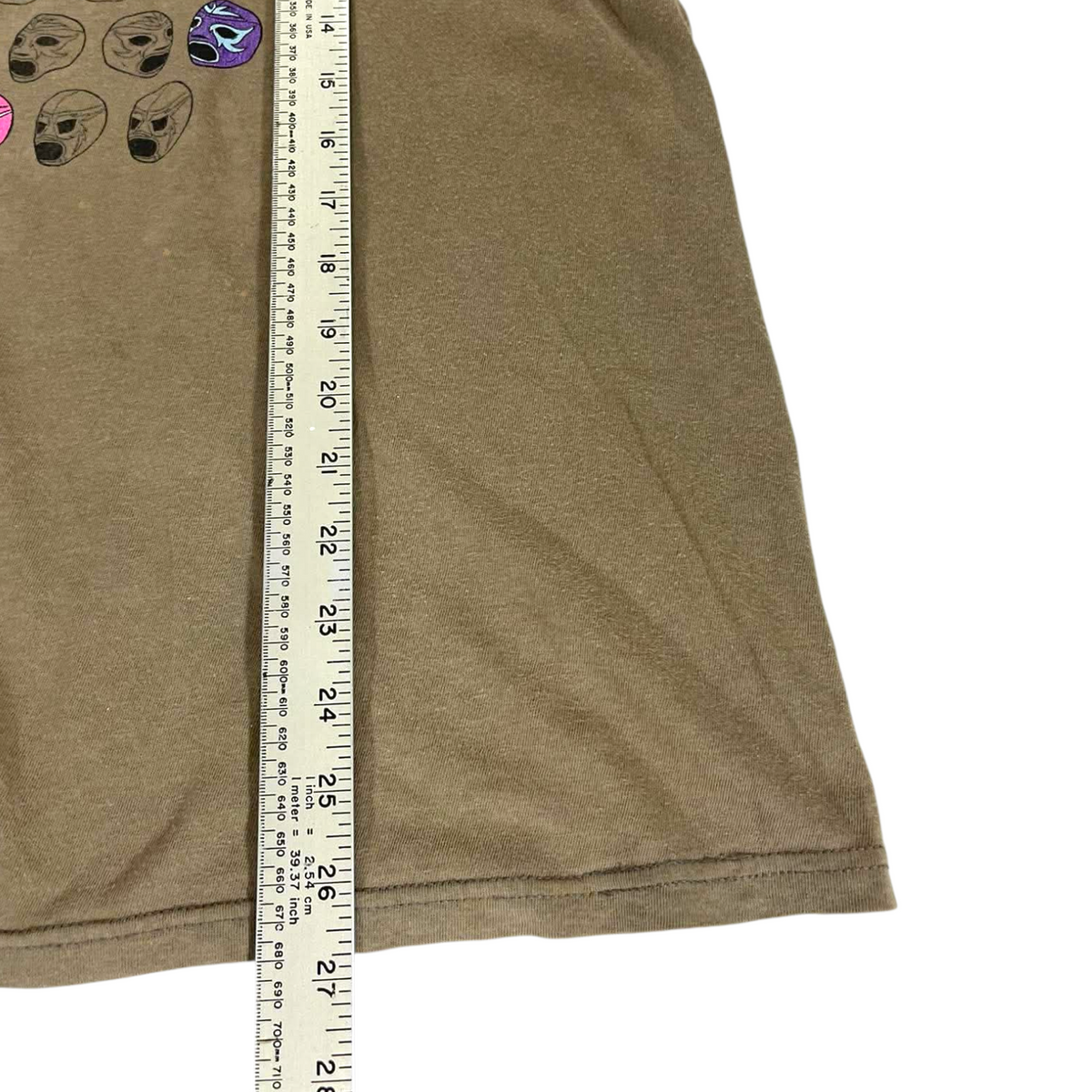 QUIKSILVER TAN GRAPHIC TEE (M)
