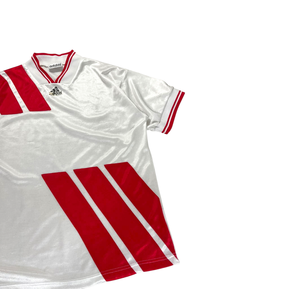 ADIDAS RED & WHITE JERSEY (XL)