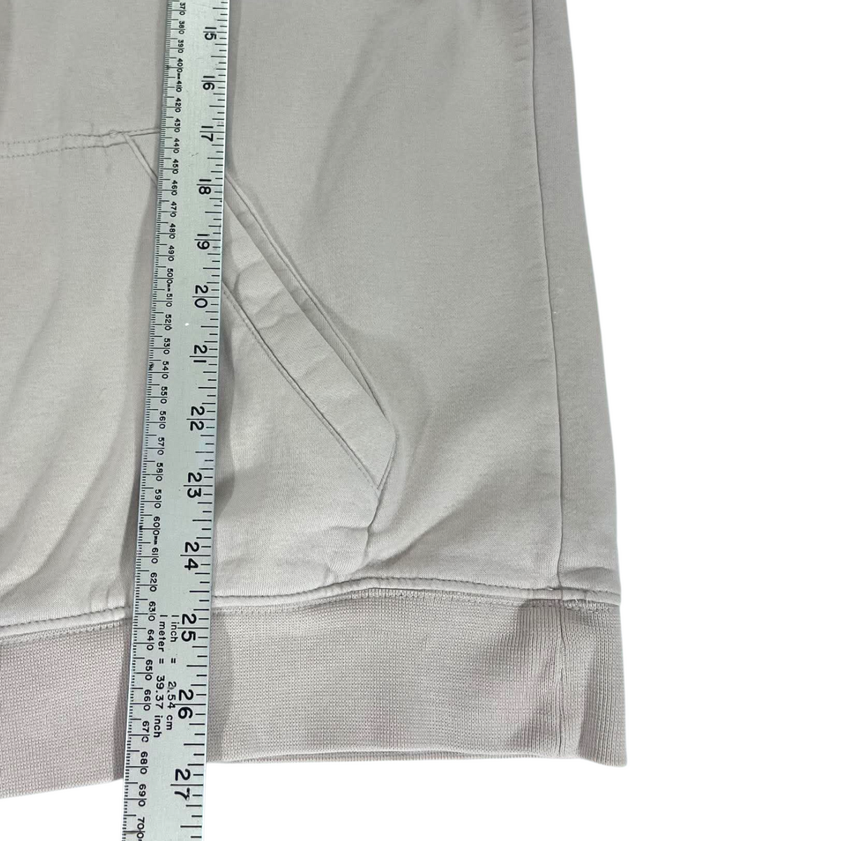NIKE BEIGE SPELLOUT HOODIE (L - XL)
