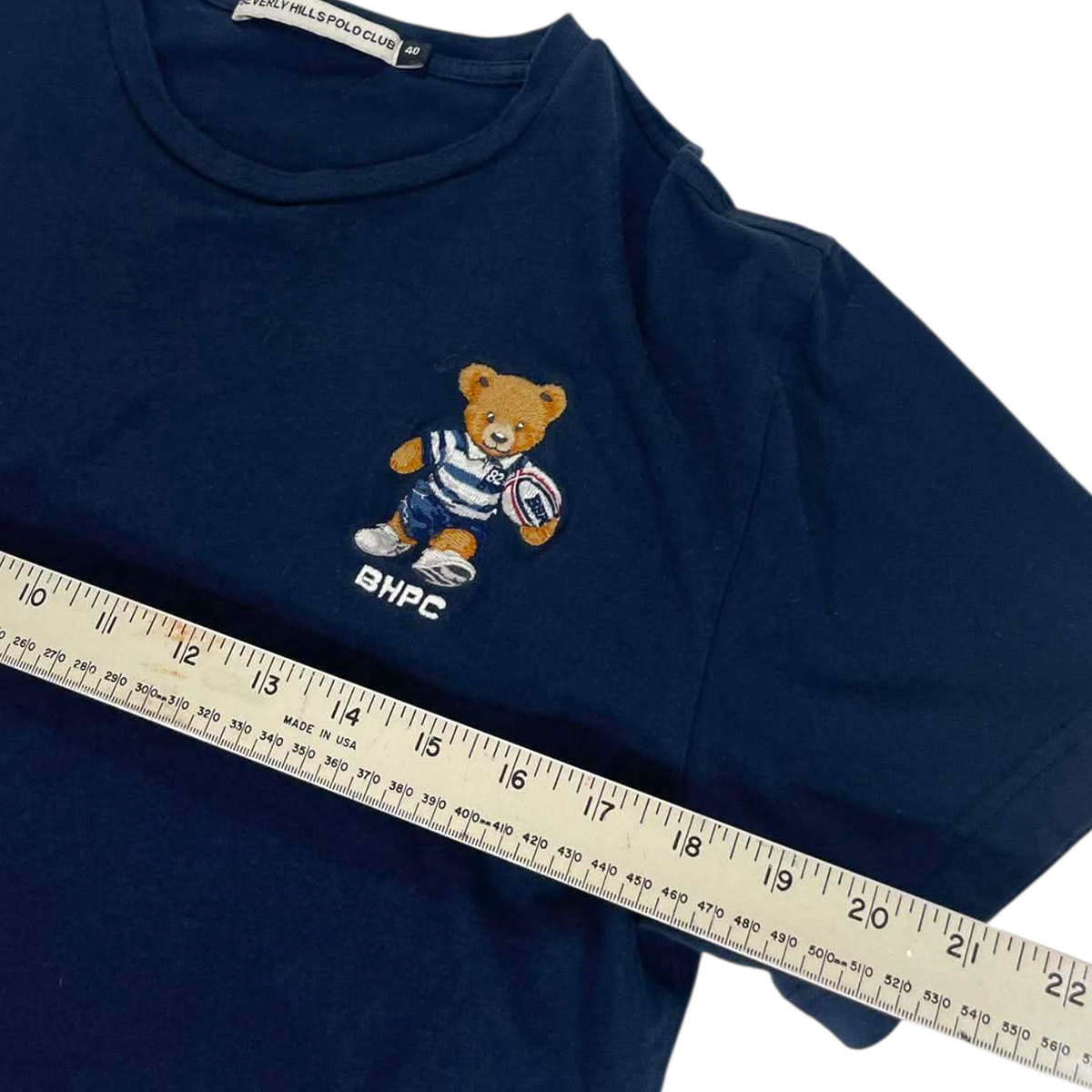 BEVERLY HILLS POLO CLUB BEAR TEE (S)
