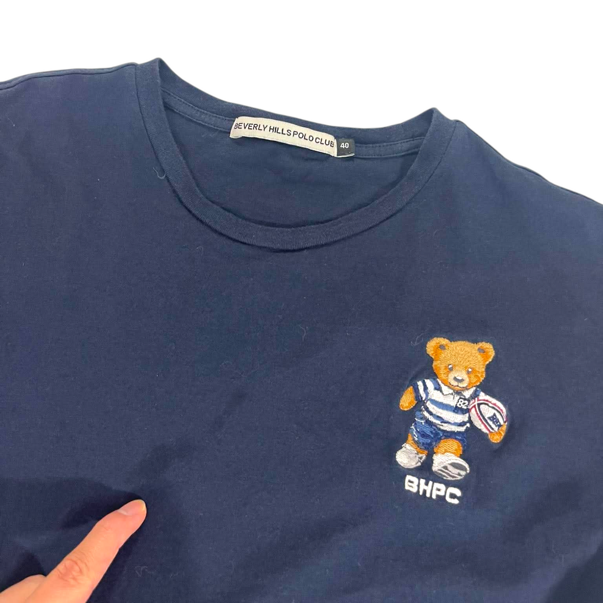 BEVERLY HILLS POLO CLUB BEAR TEE (S)